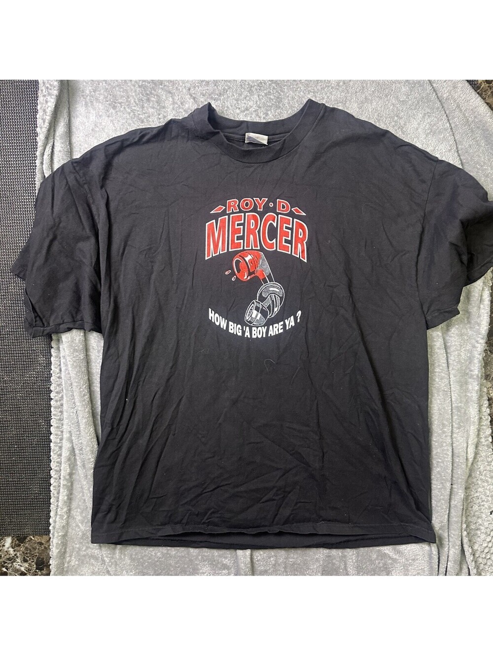 VTG 90s Roy D Mercer Tee 3XL How Big A Boy Are Ya Prank Call Comedy USA DBL Side